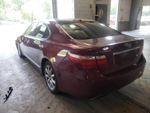 Photo 3 from auction – 2007 LEXUS LS 460 with VIN JTHBL46F675029324