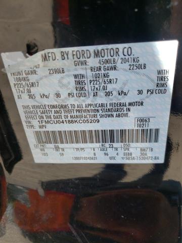 Photo 10 from auction – 2008 FORD ESCAPE LIM with VIN 1FMCU04188KC05209