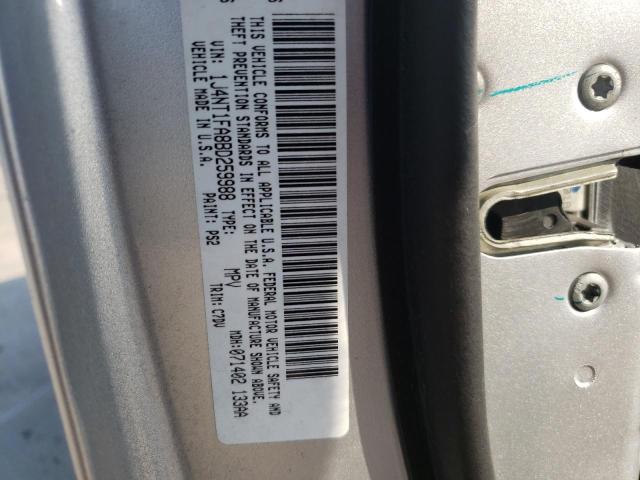 Photo 10 from auction – 2011 JEEP COMPASS SP with VIN 1J4NT1FA8BD259988