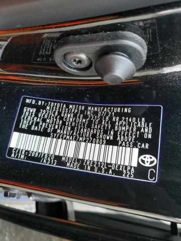 Photo 10 from auction – 2021 TOYOTA COROLLA LE with VIN 5YFEPMAE7MP270809