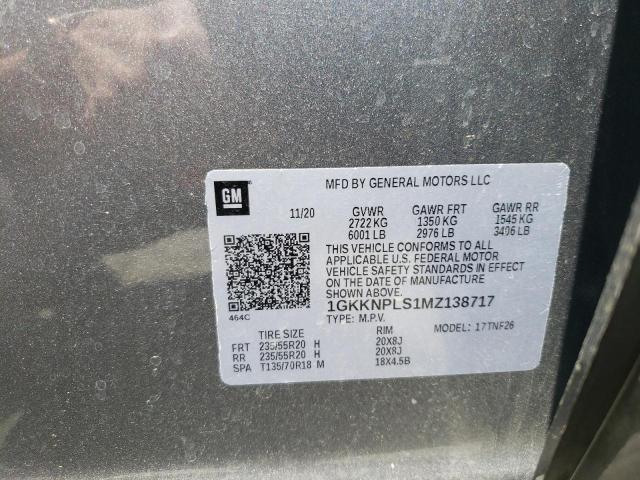 Photo 10 from auction – 2021 GMC ACADIA DEN with VIN 1GKKNPLS1MZ138717