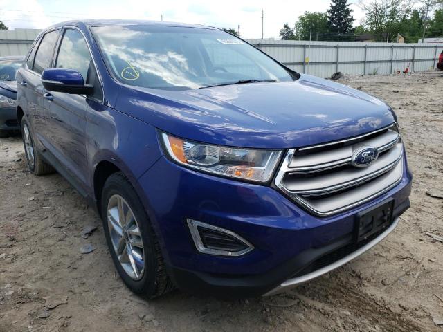 FORD EDGE SEL 2015 with VIN 2FMTK4J97FBB83086 - Photo from auction