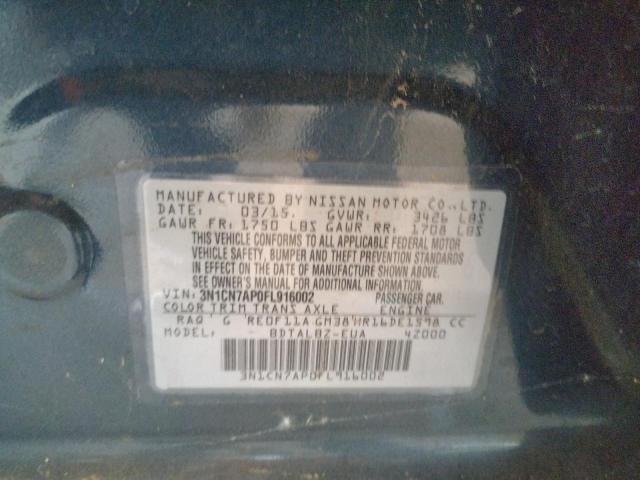 Photo 10 from auction – 2015 NISSAN VERSA S with VIN 3N1CN7AP0FL916002