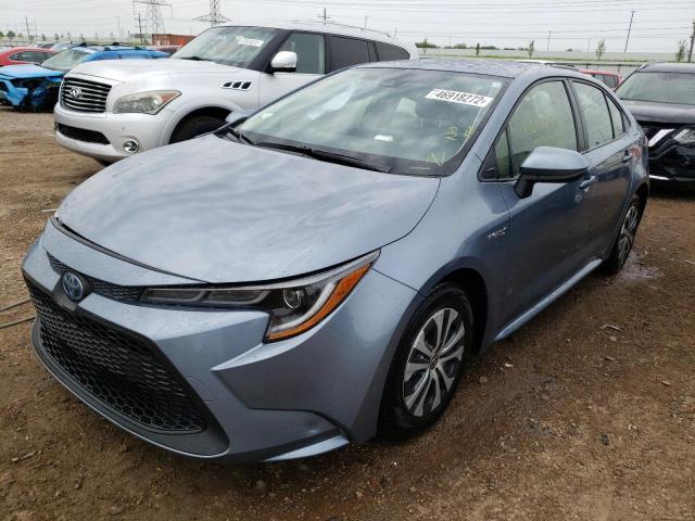 Photo 2 from auction – 2021 TOYOTA COROLLA LE with VIN JTDEAMDE9MJ019758