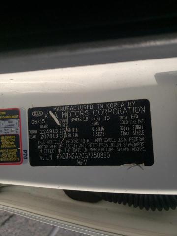 Photo 10 from auction – 2016 KIA SOUL with VIN KNDJN2A20G7250860