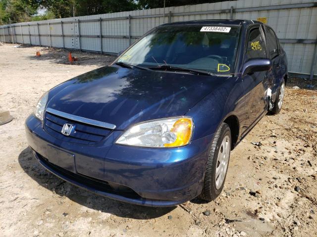 Photo 2 from auction – 2003 HONDA CIVIC EX with VIN 2HGES26883H542764
