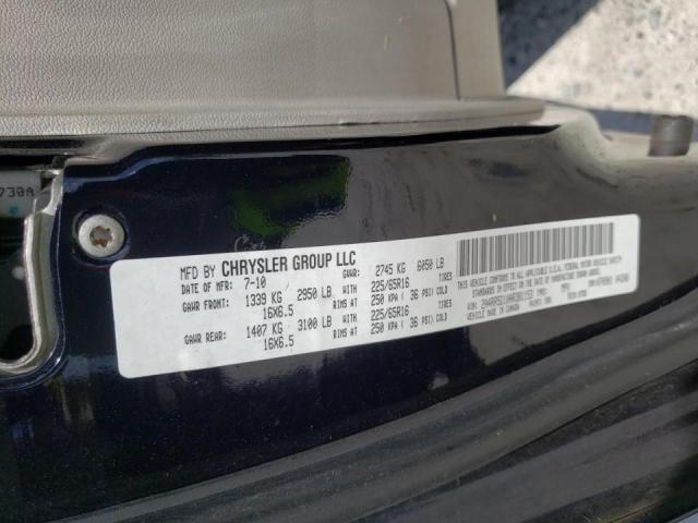 Photo 10 from auction – 2010 CHRYSLER TOWN & COU with VIN 2A4RR5D10AR381153