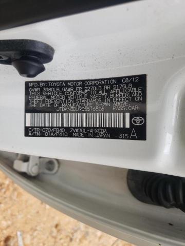 Photo 10 from auction – 2012 TOYOTA PRIUS with VIN JTDKN3DU9C5516826