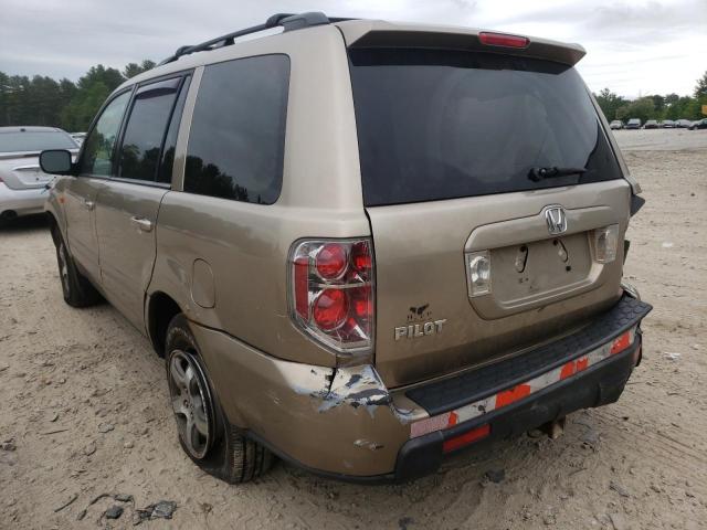 Photo 3 from auction – 2007 HONDA PILOT EXL with VIN 2HKYF18687H540967