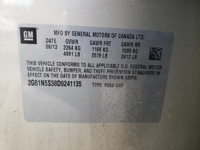 Photo 10 from auction – 2013 CADILLAC XTS with VIN 2G61N5S38D9241135