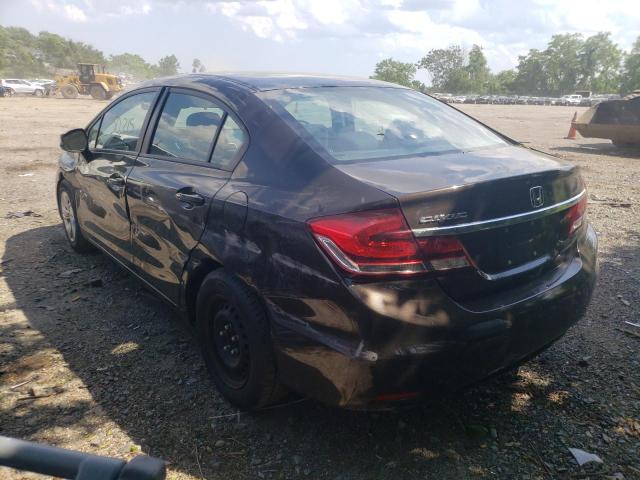 Photo 3 from auction – 2013 HONDA CIVIC LX with VIN 2HGFB2F50DH586401