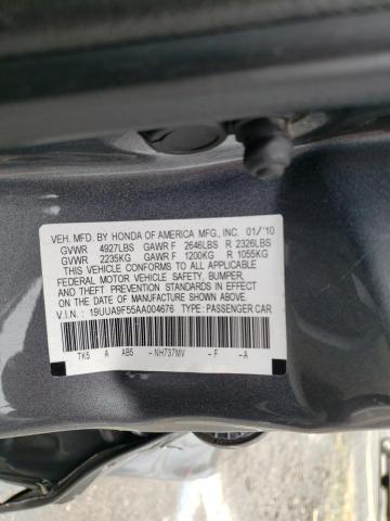 Photo 10 from auction – 2010 ACURA TL with VIN 19UUA9F55AA004676