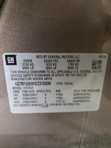 Photo 10 from auction – 2014 GMC SIERRA C15 with VIN 1GTR1UEH6EZ376098
