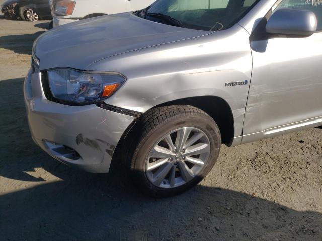 Photo 9 from auction – 2009 TOYOTA HIGHLANDER with VIN JTEEW41A592029204