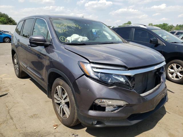 HONDA PILOT EXLN 2016 with VIN 5FNYF6H75GB056792 - Photo from auction