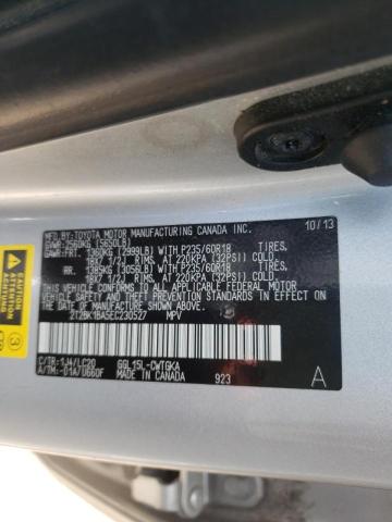 Photo 10 from auction – 2014 LEXUS RX 350 BAS with VIN 2T2BK1BA5EC230527