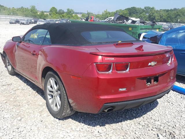 Photo 3 from auction – 2013 CHEVROLET CAMARO LT with VIN 2G1FB3D38D9199880