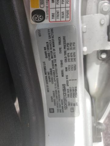 Photo 10 from auction – 2012 CHEVROLET COLORADO L with VIN 1GCHTDFE1C8106449