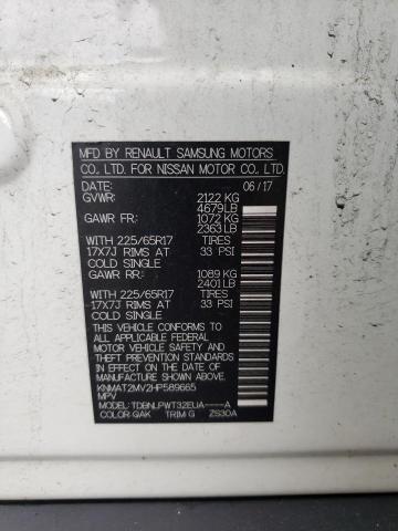 Photo 10 from auction – 2017 NISSAN ROGUE with VIN KNMAT2MV2HP589665