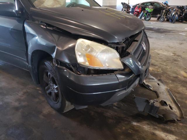 Photo 9 from auction – 2005 HONDA PILOT EXL with VIN 5FNYF18585B000456