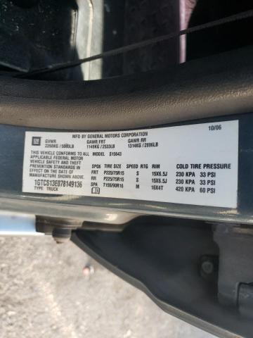 Photo 10 from auction – 2007 GMC CANYON with VIN 1GTCS13E078149136
