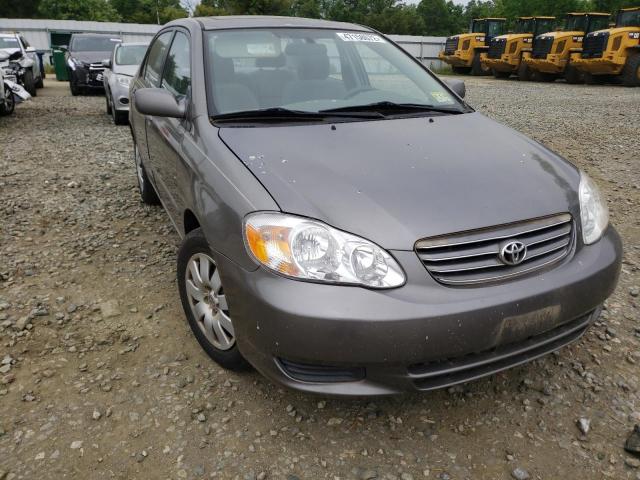 Photo 9 from auction – 2003 TOYOTA COROLLA with VIN 2T1BR32E73C159813