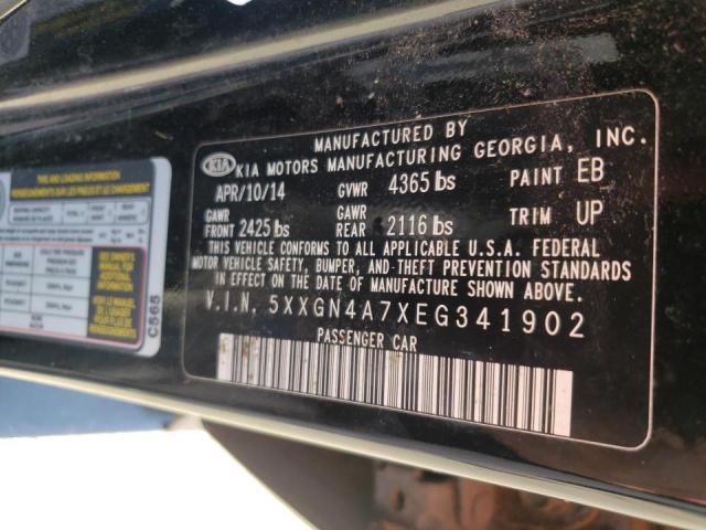 Photo 10 from auction – 2014 KIA OPTIMA EX with VIN 5XXGN4A7XEG341902