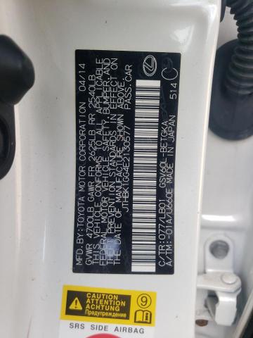 Photo 10 from auction – 2014 LEXUS ES 350 with VIN JTHBK1GG4E2130577