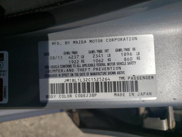 Photo 10 from auction – 2012 MAZDA SPEED 3 with VIN JM1BL1L32C1525264