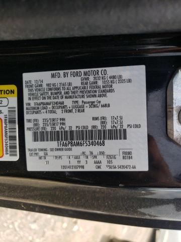 Photo 10 from auction – 2015 FORD MUSTANG with VIN 1FA6P8AM6F5340468