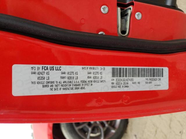Photo 10 from auction – 2018 DODGE CHARGER GT with VIN 2C3CDXJG2JH274355