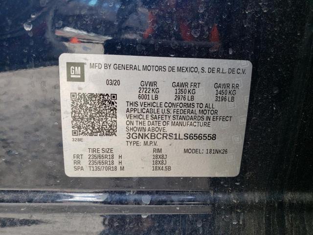 Photo 10 from auction – 2020 CHEVROLET BLAZER 2LT with VIN 3GNKBCRS1LS656558