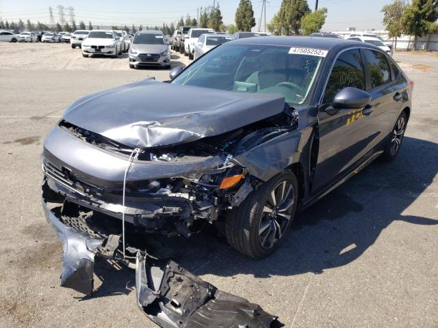 Photo 2 from auction – 2022 HONDA CIVIC EX with VIN JHMFE1F72NX007471