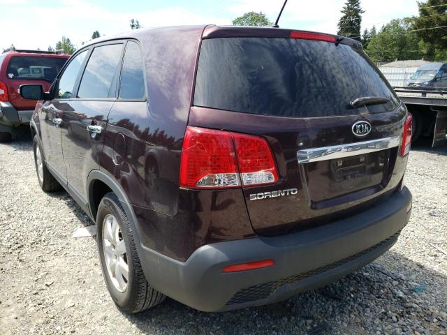 Photo 3 from auction – 2012 KIA SORENTO BA with VIN 5XYKT3A17CG218508