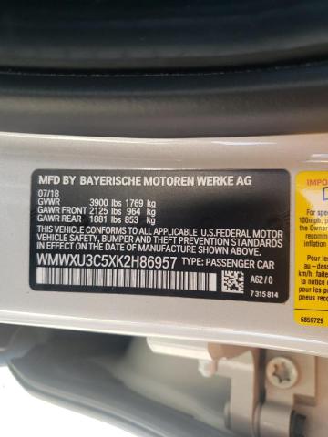 Photo 10 from auction – 2019 MINI COOPER S with VIN WMWXU3C5XK2H86957