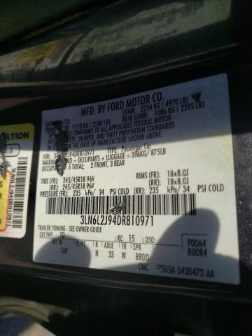 Photo 10 from auction – 2013 LINCOLN MKZ with VIN 3LN6L2J94DR810971