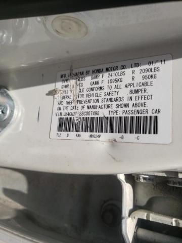 Photo 10 from auction – 2011 ACURA TSX with VIN JH4CU2F63BC007498