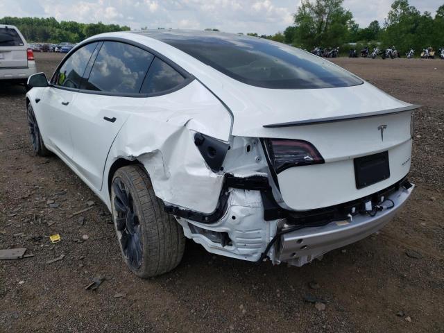 Photo 3 from auction – 2021 TESLA MODEL 3 with VIN 5YJ3E1EC9MF013425