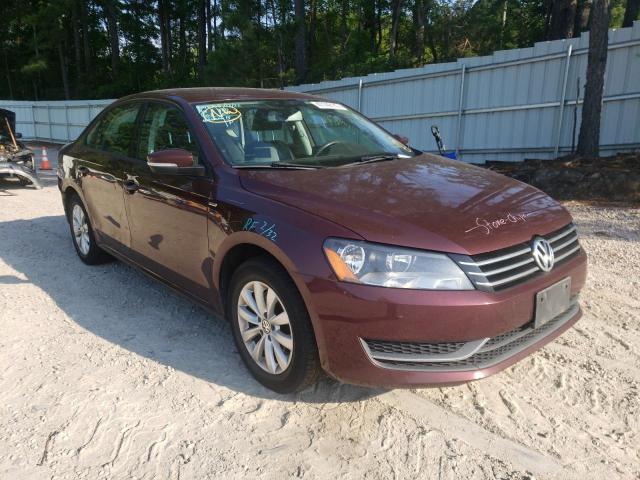 VOLKSWAGEN PASSAT S 2014 with VIN 1VWAT7A38EC091678 - Photo from auction