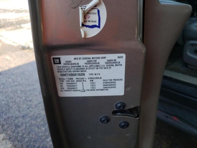 Photo 10 from auction – 2002 CHEVROLET TRAILBLAZE with VIN 1GNET16S626135258