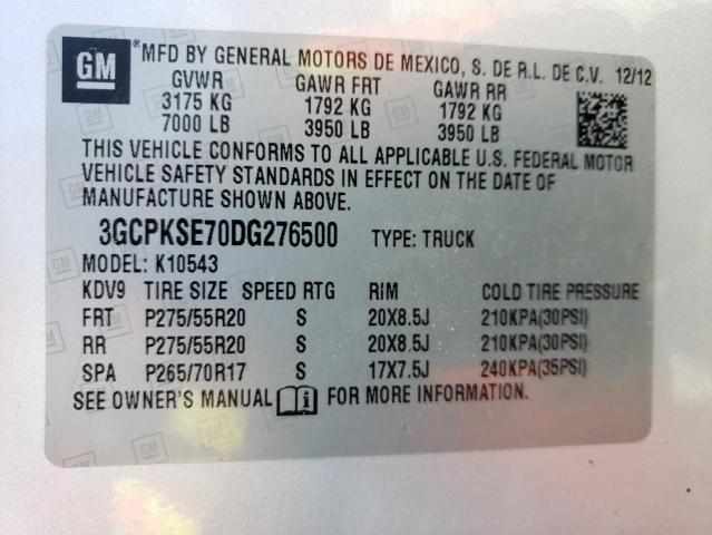 Photo 10 from auction – 2013 CHEVROLET SILVERADO with VIN 3GCPKSE70DG276500