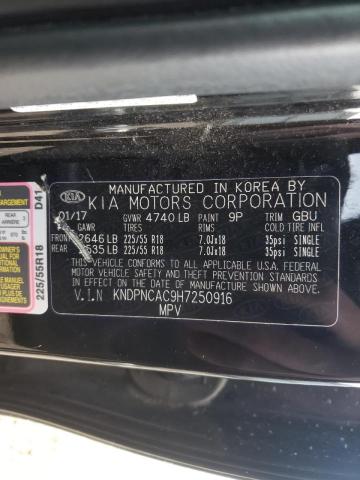 Photo 10 from auction – 2017 KIA SPORTAGE E with VIN KNDPNCAC9H7250916