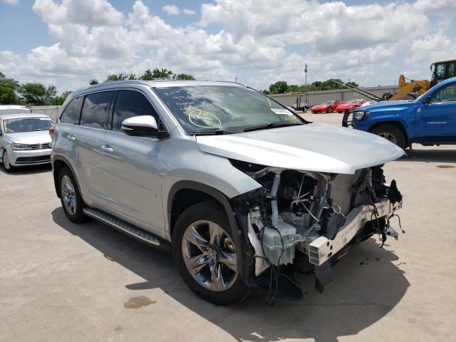 TOYOTA HIGHLANDER 2018 with VIN 5TDDZRFH0JS914997 - Photo from auction