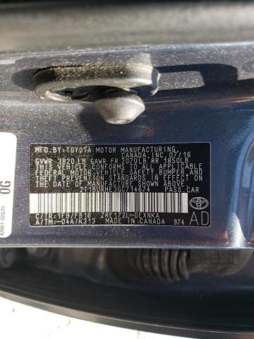 Photo 10 from auction – 2016 TOYOTA COROLLA L with VIN 2T1BURHE3GC714674