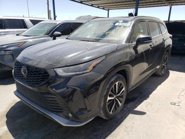 Photo 2 from auction – 2021 TOYOTA HIGHLANDER with VIN 5TDLZRAH0MS048175