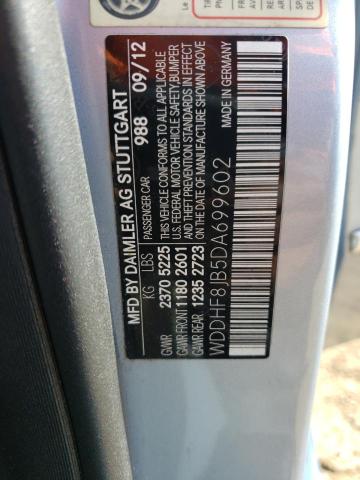 Photo 10 from auction – 2013 MERCEDES-BENZ E 350 4MAT with VIN WDDHF8JB5DA699602