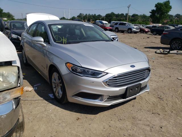 FORD FUSION SE 2018 with VIN 3FA6P0LU9JR160356 - Photo from auction
