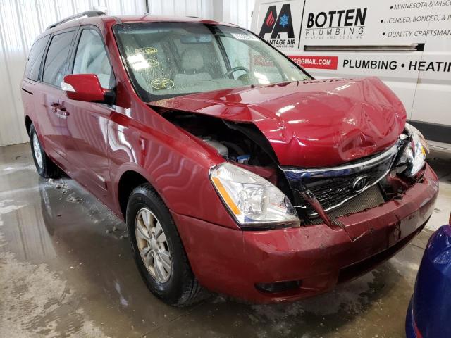 KIA SEDONA LX 2012 with VIN KNDMG4C76C6499210 - Photo from auction