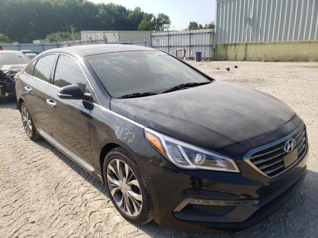 HYUNDAI SONATA SPO 2015 with VIN 5NPE34AB3FH109326 - Photo from auction