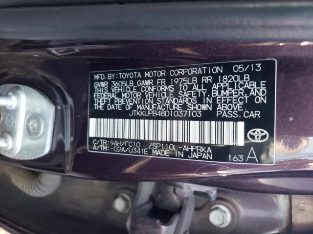 Photo 10 from auction – 2013 TOYOTA SCION XD with VIN JTKKUPB48D1037103
